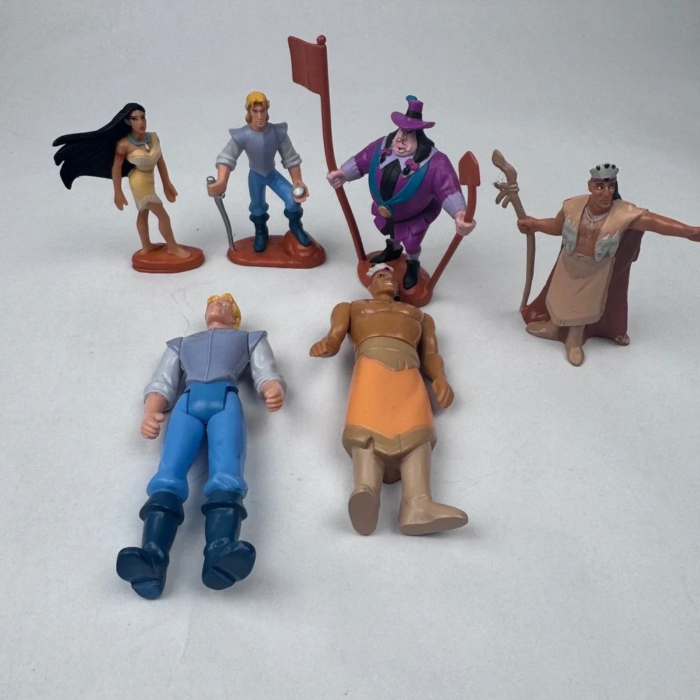 Pocahontas Disney Figures Lot of 6 1995